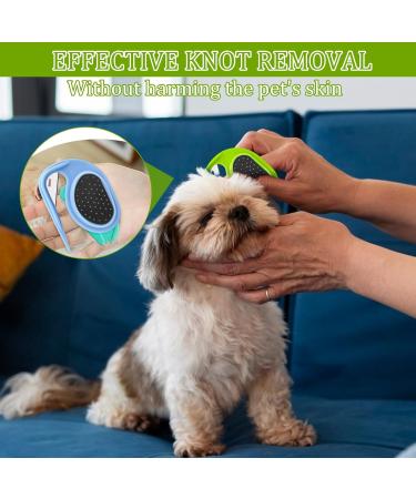 2 Pieces Pet Knotting Comb Set for Cats & Dogs | Knot Remover De-Shedding Tool Hair Removal Comb - Buy Online on GoSupps.com