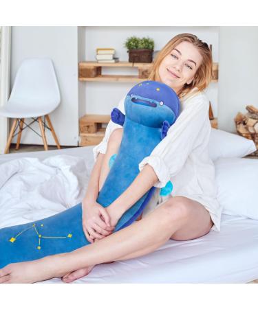 Mewaii 110cm Soft Plush Kitten Pillow | Cute Black Star Cat Stuffed Toy | Ideal Cuddly Gift for All Ages - Buy Online on GoSupps.com