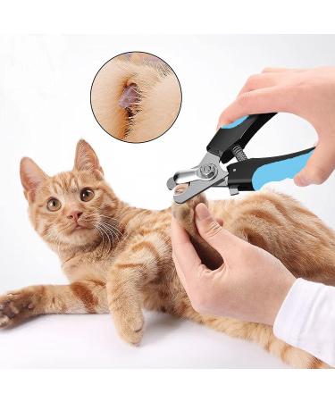 Quick Safety Sensor Pet Dog Nail Trimmers & Clipper for Large & Medium Dogs - Professional Toenail Clippers with Nail File - Buy Online on GoSupps.com