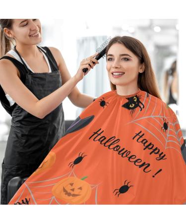 Kigai Happy Halloween Barber Cape - Professional Waterproof Hair Cutting Cape for Men & Women with Adjustable Snap Closure - Salon Hairdressing Essential - Buy Online on GoSupps.com