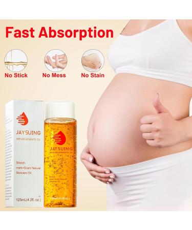 Stretch Mark Oil for Pregnancy | Natural Skincare Massage Oil for Scars & Stretch Marks | Pre & Postpartum Care 4.2 fl. oz - Buy Online on GoSupps.com