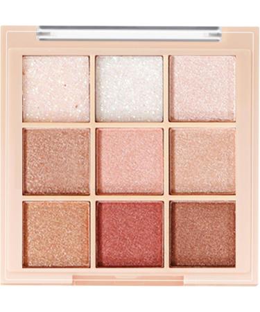 Eye Make-up Eyeshadow Palette - 9 colors combination of matte and shimmer intensely pigmented versatile ideal for professional looks everyday life  - Buy Online on GoSupps.com