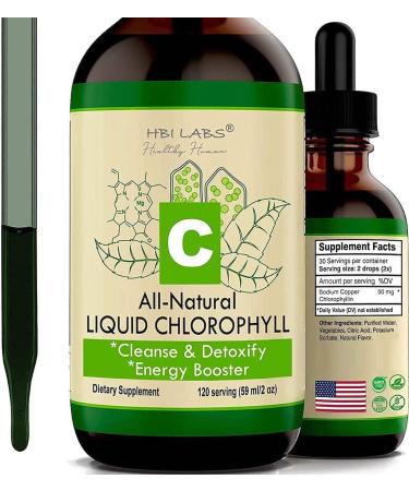 (2oz) Chlorophyll Liquid Drops for Water Natural Chlorophyll Concentrate