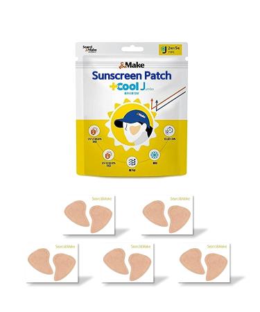 Searci&Make 99.8% Sunscreen Patch Hydro Cool Jumbo Size - Golf Accessories Gifts for Ultimate Sun Protection - Buy Online on GoSupps.com