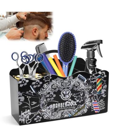 Adertos hairdressing hub box ABS Friseur Tool storage 24 * 16 * 8.5cm scissor stand hairdresser storage box for hairdressing tools scissor stands for hair cutting tools combs clips