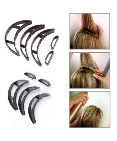 Frcolor Hair Bumpit - Volume Beehive Hair Bump Pad (Pack of 5 Black) for Effortless Style - International Shipping Available - Buy Online on GoSupps.com