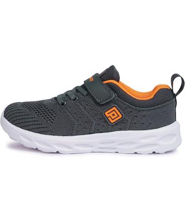DREAM PAIRS Kids Lightweight Tennis Running Shoes - Grey/Orange (Size 2 Little Kid) - Buy Online on GoSupps.com