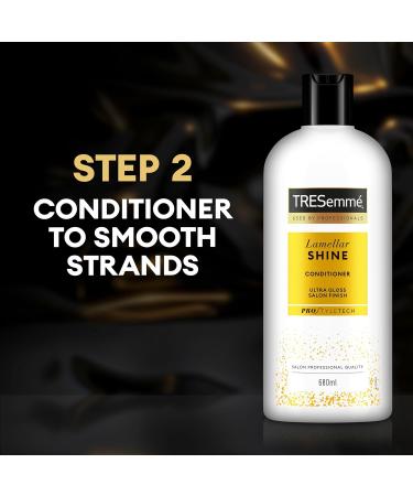 TRESemm Lamellar Shine Conditioner with patented Lamellar Technology hair care product for an ultra-glossy salon finish 680 ml Lemon floral citric fresh and sweet 680 ml (Pack of 1) - Buy Online on GoSupps.com