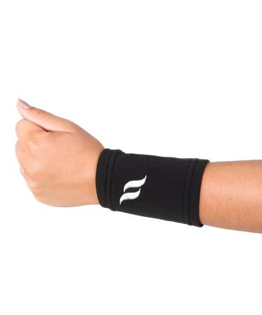 Back on Track Physio 4-Way Stretch Black Wrist Brace - Enhanced Mobility & Recovery | Welltex Technology for Active Lifestyles | Size S Small - International Shipping Available - Buy Online on GoSupps.com