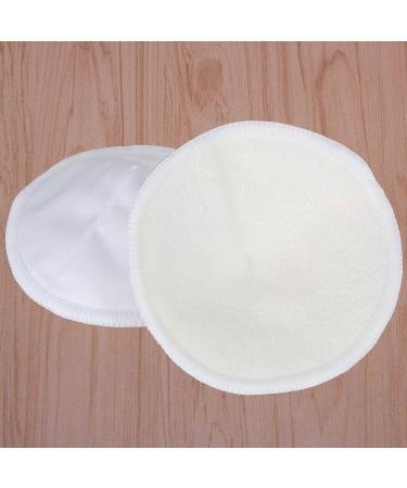 12pcs Bamboo Nursing Breast Pads w/ Laundry Bag - Contoured Leak-Proof Breastfeeding Nipple Pad for Maternity, Reusable Nipple Covers for Breastfeeding - Pastel Touch, 4.5 inch - Buy Online on GoSupps.com