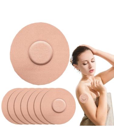 60 Pack Freestyle Adhesive Patches Waterproof & Sweatproof CGM Sensor Cover for Libre 1/2/3(Compatible with Guardian 3 Enlite Dexcom G6 G5 G4) Continuous Pre-Cut Glucose Monitor Protection Tape