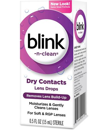 Blink-N-Clean Lens Drops 0.5 fl oz - Complete Solution for Clean and Clear Lenses - Buy Online on GoSupps.com