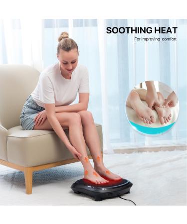 Alljoy Shiatsu Foot Massager with Warmth - Electrical Device for Plantar Fasciitis Relief 18 Kneading Heads & Circulatory Stimulator - International Shipping Available - Buy Online on GoSupps.com