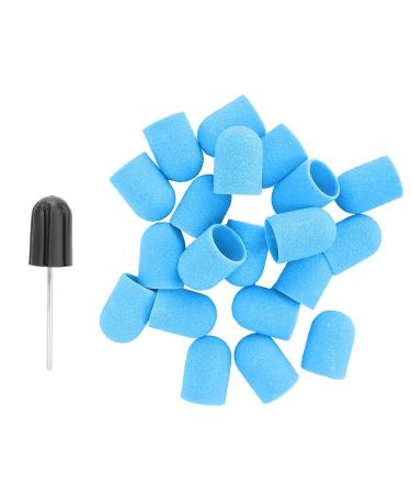 Nail Art Grinding Caps Set - Professional Nail Drill Polishing Tools for Salon & Home (16x25mm Blue) - Buy Online on GoSupps.com