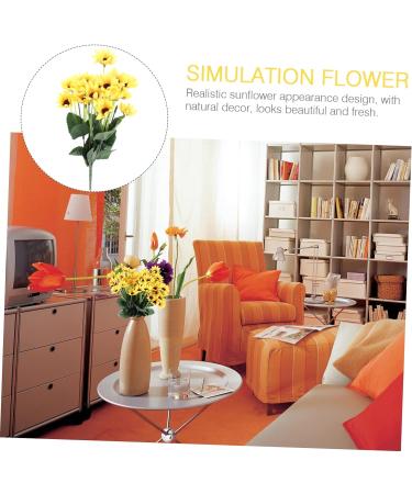 Zerodeko 3pcs Sunflower Plant Decor Bouquet Decors Flower Arrangement Bouquets Ramo De Flores Artificiales Artificial Flower Bouquets Home Decoration Plants Decor Silk Flower Wedding Bundle As Shown 33X17X17cm - Buy Online on GoSupps.com
