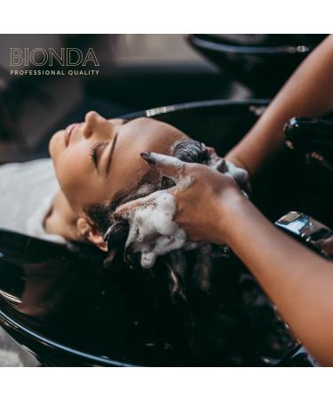 BIONDA Professional permanent hair color Color Cream 3 dark brown 200ml double pack keratin & moringa care longlasting intense color with shine 100 gray coverage - Buy Online on GoSupps.com