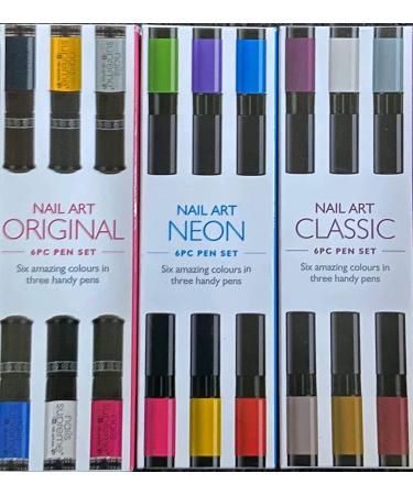 Empire Collection Nail Art Pens Set Varnish Polish Decorate Design Nails (21 Pens Full Collection) - Buy Online on GoSupps.com