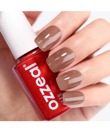 Ozzeal Jelly Gel Nail Polish 15ML Coffee Brown Jelly Nail Polish Gel Natural Translucent Sheer Spring Summer Nail Gel Polish Soak off UV LED Light for Nail Art DIY Manicure Jelly-coffee Brown - Buy Online on GoSupps.com