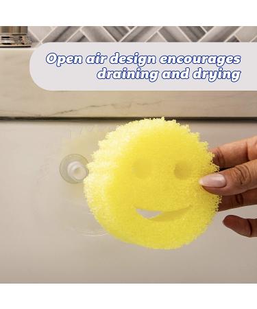 Scrub Daddy Sponge Holder - Non-Slip Daddy Caddy for Smiley Face Sponge - Kitchen and Bathroom Sink Organizer with Suction Cups - Self Draining, Dishwasher Safe - 1ct - Buy Online on GoSupps.com