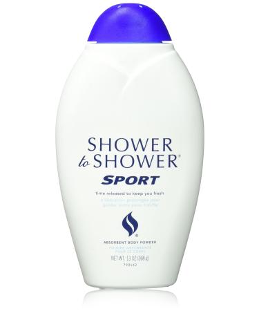 SHOWER TO SHOWER Body Powder  Sport 13 oz