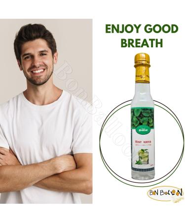 Shop Bonballoon Shana Mint Water 250ml Natural Skin & Hair Care No Preservatives Non-GMO Egyptian Kosher Halal - Buy Online on GoSupps.com