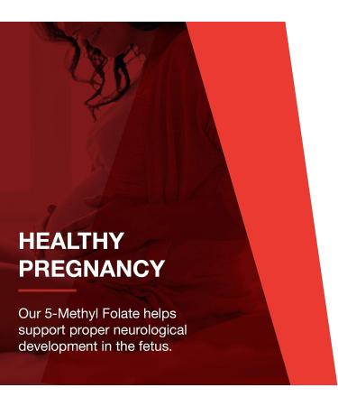 Protocol 5-Methyl Folate 1000mcg Supplement - 90 Tabs - Nerve Support - Bioavailable Folate - Buy Online on GoSupps.com