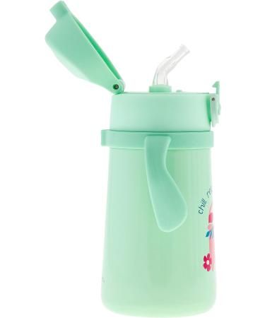 Stephen Joseph Stainless Steel Double Wall Bottle with Handles and Weighted Straw - Sloth Training Cup - Buy Online on GoSupps.com