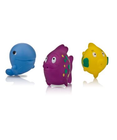 Nuby Fun Fish Squirters 6+ Months 3 Pack