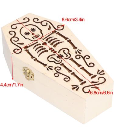 Decorative Wooden Coffin Pet Burial Coffin Gothic Style for Coffin Box for Small Pets for Hamsters for Halloween Party Decor(#2) - Buy Online on GoSupps.com
