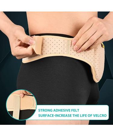 Inguinal Hernia Belt - Adjustable & Breathable Support Truss with Removable Compression Pad (Large) for Sports & Comfort - Buy Online on GoSupps.com
