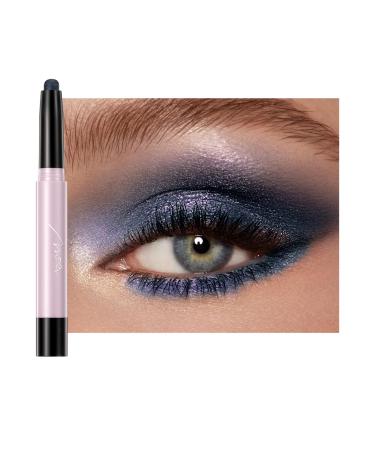 Eyeshadow Stick Metallic Shimmer Cream Eyeshadow Pencil Eye Brightener Stick Smoky Eye Shadow Pen Waterproof Highlighter Makeup for Girls Women Sparkling Eye makeup (Pearlescent))
