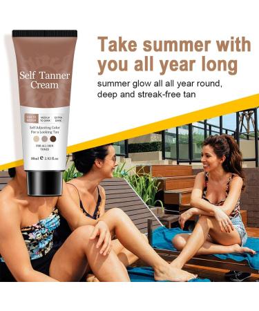  BAInuai 2 Pack Aloe Vera Tanning Cream Intensive Tanning Gel Tan Accelerator with Coconut Oil & Vitamins A & E Tanning Gel for a Quick Tan - Buy Online on GoSupps.com