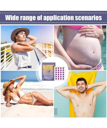 Virtcooy UV Detection Patches - Sunblock Patches | Sunscreen Reminder Stickers Know When to Re-Apply Sunscreen Sun Patch for Sunscreen love - Buy Online on GoSupps.com