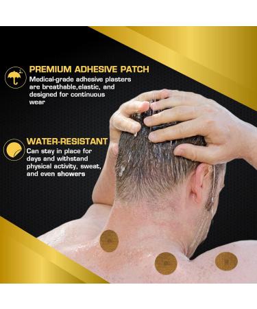 50 Magnetic Acupressure Patches - 600 Gauss Pain Relief Stickers for Back Shoulders Neck & Body - Buy Online on GoSupps.com