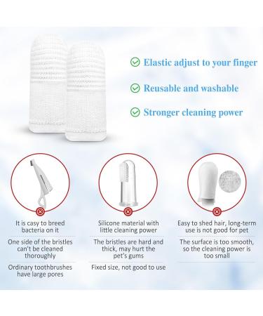 10 Pcs Dog Toothbrush Finger 360 Full Surrounded Dog Finger Toothbrush Soft Washable Finger Toothbrush Dog Teeth Cleaning Toothbrush for Dogs Cats Puppies Dental Care - Buy Online on GoSupps.com
