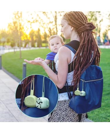 BabySun 2-in-1 Silicone Pacifier Clip for Boys and Girls - Teething Binky Holder - Perfect Gift for Baby Shower, Birthday, Christmas (Style D) - Buy Online on GoSupps.com