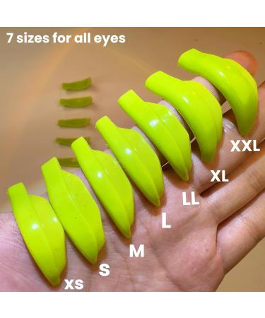 Lash Lift Shields LU Curl - Mint Green Eyelash Perm Rods | Flexible Lifting Pads for Natural Curls | 100 Uses Extreme Curling Guards - Buy Online on GoSupps.com