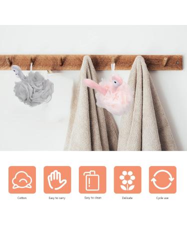 3pcs Cute Loofah Cartoon Bath Balls - Exfoliating Bath Sponge & Shower Back Scrubber for Ultimate Clean | Ideal Bathroom Supplies - Buy Online on GoSupps.com