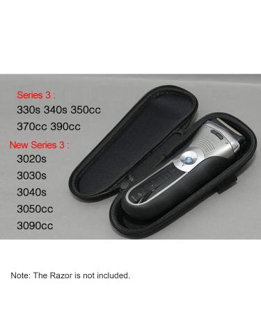 Fesjoy Hard Case Travel Organizer for Braun Series Black Trimmer - Men's Shaving Case for Ultimate Protection - Buy Online on GoSupps.com
