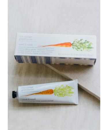 The Cottage Greenhouse Handcreme | Lightweight  Moisturizing Hand Lotion | Paraben Free  Vegan  Never Animal Tested | Includes Shea Butter Carrot & Neroli 4 Ounce (Pack of 1)