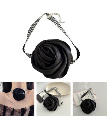 OralGos Bohemian Rose Necklace - Stylish Choker Clavicle Chain for Women | Trendy Jewelry Gift - Buy Online on GoSupps.com