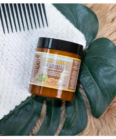 Rehoboth Creative Collection Fenugreek & Black Seed Hair Cream - 100% Natural Moisturizer for Hair Growth Shine & Damage Repair (8 oz.) - International Shipping Available - Buy Online on GoSupps.com