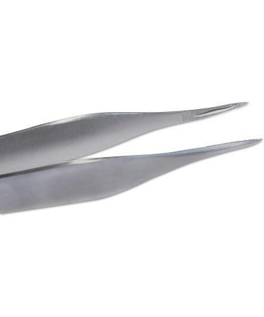 Mars Professional Stainless Steel Tweezers - 3.5 Length | Precision Tweezers for Hair Removal and Grooming - Buy Online on GoSupps.com