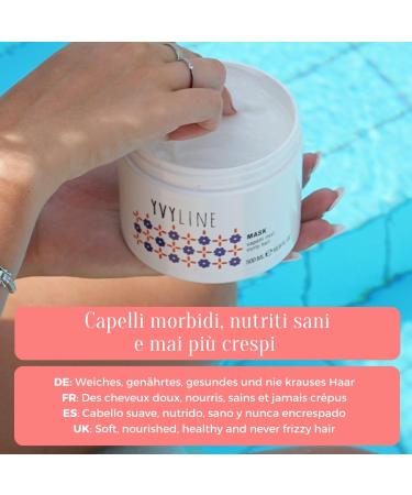 Yvyline Professional Anti-Frizz Mask for Curly Hair - Moisture & Conditioning Treatment (500ml) | Curly Girl Method Approved - Buy Online on GoSupps.com