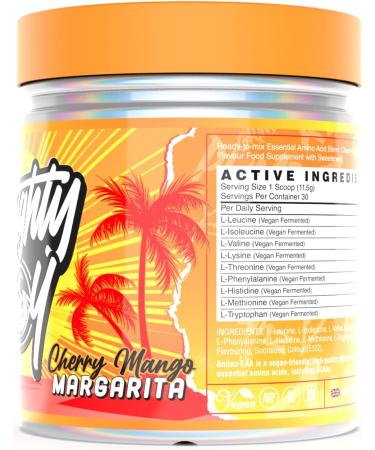 Naughty Boy Summer Vibes Amino Acids - BCAA's and EAA's Drink Supplement 345g (Cherry Mango) - Buy Online on GoSupps.com