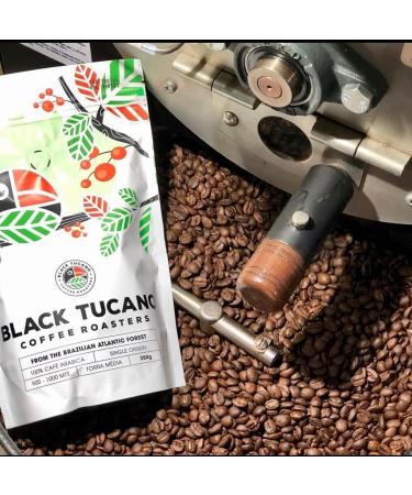 Black Tucano Brazilian Specialty Medium Roast Single Origin Coffee - Premium 86+ Points Whole Bean - 250g 24 Pack - Buy Online on GoSupps.com