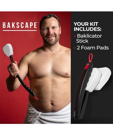 Baklicator 2.0 by Bakscape - Ultimate Lotion Applicator Stick & Foam Pads for Perfect Balm Application - Shop Internationally - Buy Online on GoSupps.com