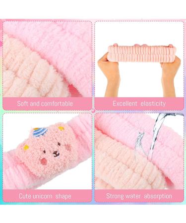 Yuxung 10 Pcs Cute Spa Headband and Wristband Set - Skincare and Makeup Headbands for Girls - Buy Online on GoSupps.com