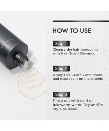 MOEHAIR Hair Guard Conditioner - Strengthen Roots Boost Follicles | Moisturizing Vitamin-E Argan Oil & Ginseng | Paraben & Sulfate Free | 12 Fl. Oz - Buy Online on GoSupps.com