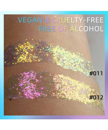 Buy Prreal Body Glitter Gel 50ml - Holographic Face & Body Sequins Chunky Glitter for Makeup Festival Ready Phantom Blue - Buy Online on GoSupps.com
